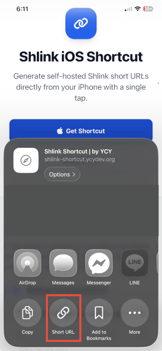 Generate short URL